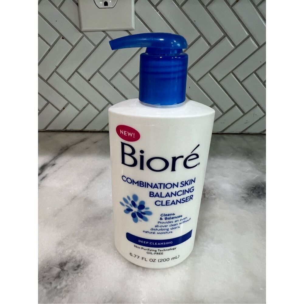 Biore Combination Skin Balancing Cleanser Deep Cleansing 6.77 Fl.OZ.
